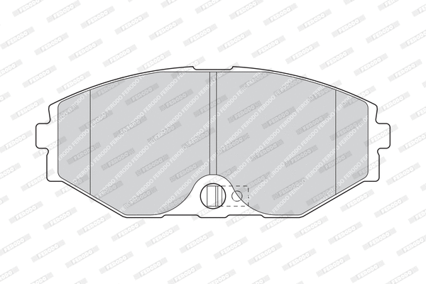 Brake Pad Set, disc brake (FDB1682)