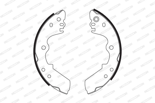Brake Shoe Set (FSB470)