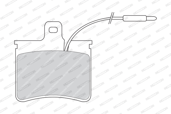 Brake Pad Set, disc brake (FDB272)