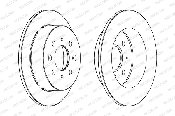 Brake Disc (DDF1358)