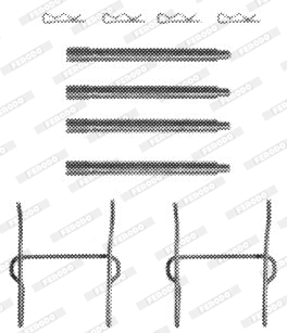 Accessory Kit, disc brake pad (FBA518)