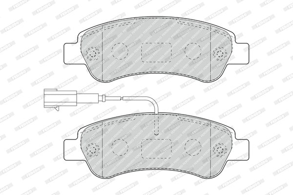 Brake Pad Set, disc brake (FVR4910)