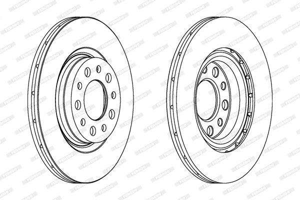 Brake Disc (DDF1454)