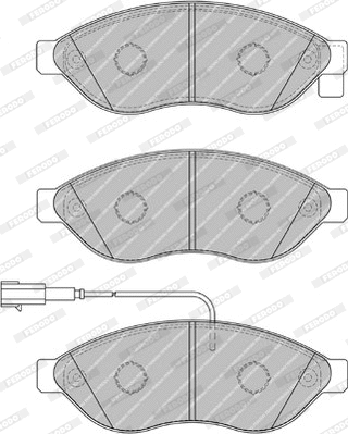 Brake Pad Set, disc brake (FVR1924)