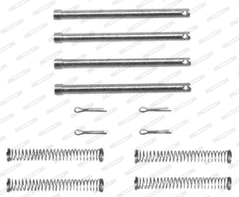 Accessory Kit, disc brake pad (FBA507)