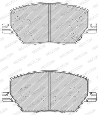 Brake Pad Set, disc brake (FDB4688)