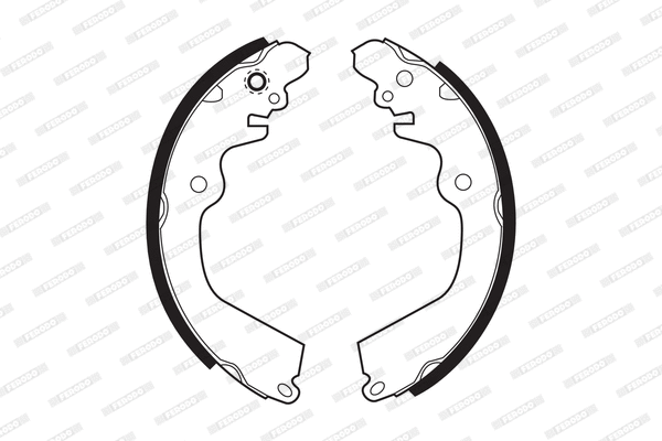 Brake Shoe Set (FSB404)