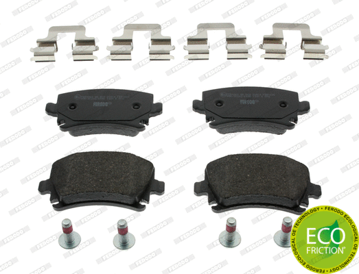 Brake Pad Set, disc brake (FDB1636)