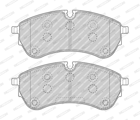 Brake Pad Set, disc brake (FVR5067)