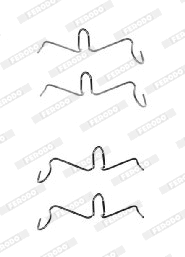 Accessory Kit, disc brake pad (FBA435)