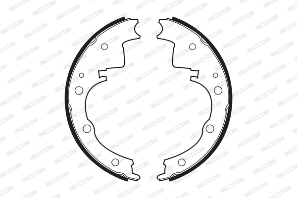 Brake Shoe Set (FSB391)