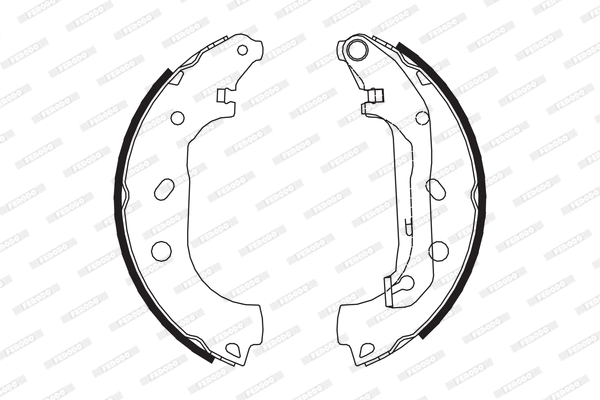 Brake Shoe Set (FSB648)