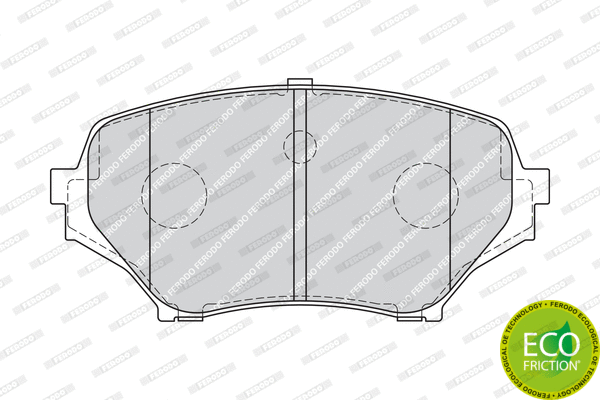Brake Pad Set, disc brake (FDB1893)