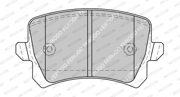 Brake Pad Set, disc brake (FDB4895-D)