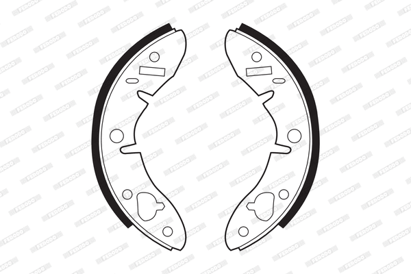 Brake Shoe Set (FSB278)