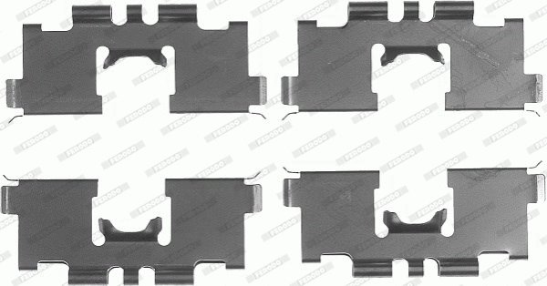 Accessory Kit, disc brake pad (FBA471)