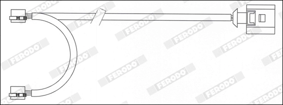 Warning Contact, brake pad wear