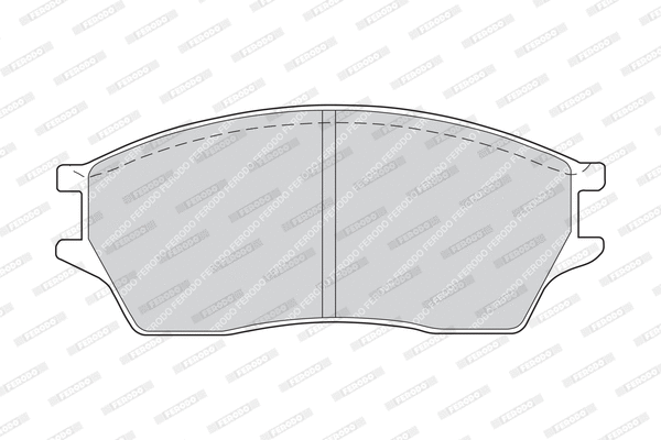Brake Pad Set, disc brake (FDB488)