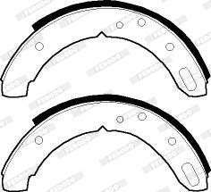 Brake Shoe Set, parking brake (FSB348R)