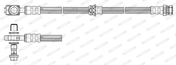 Brake Hose (FHY2627)