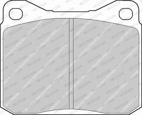 Brake Pad Set, disc brake (FVR129)