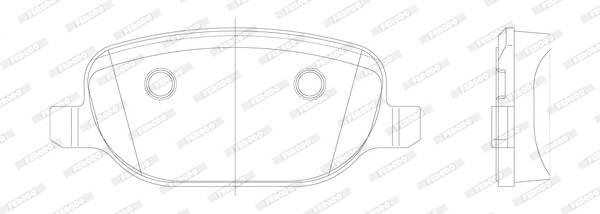 Brake Pad Set, disc brake (FDB1796)