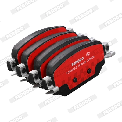 Brake Pad Set, disc brake (FDB5225-S)