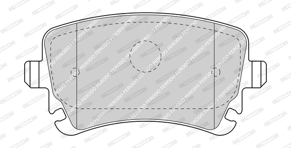 Brake Pad Set, disc brake (FDB1655-D)