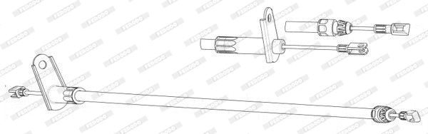 Cable Pull, parking brake (FHB432904)