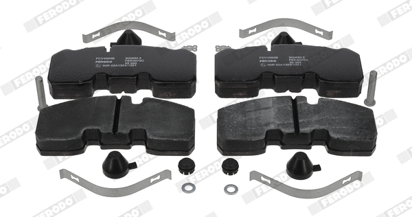 Brake Pad Set, disc brake (FCV4583B)