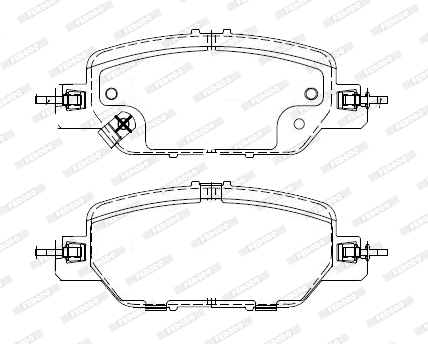 Brake Pad Set, disc brake (FDB4964-D)