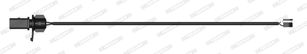 Warning Contact, brake pad wear (FWI454)
