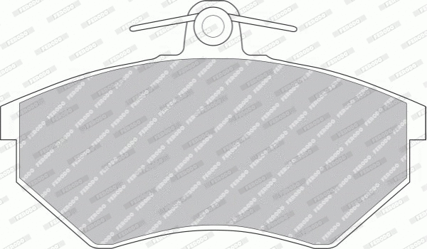 Brake Pad Set, disc brake (FDB774C)