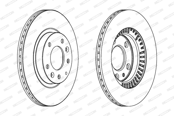 Brake Disc (DDF1657)