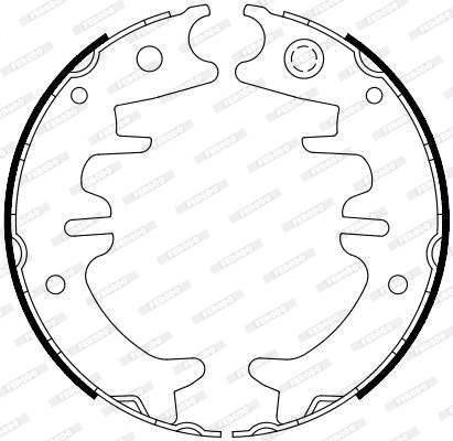 Brake Shoe Set, parking brake (FSB4126)