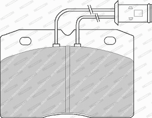 Brake Pad Set, disc brake (FVR511)