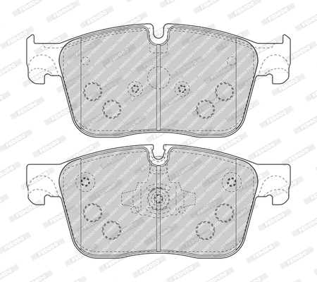 Brake Pad Set, disc brake (FDB4894)