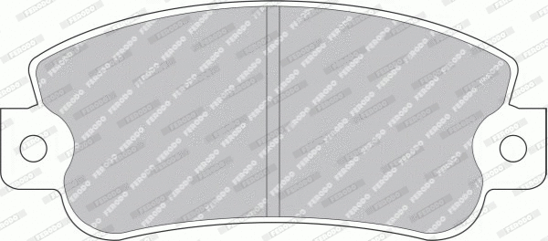 Brake Pad Set, disc brake (FDB351B)