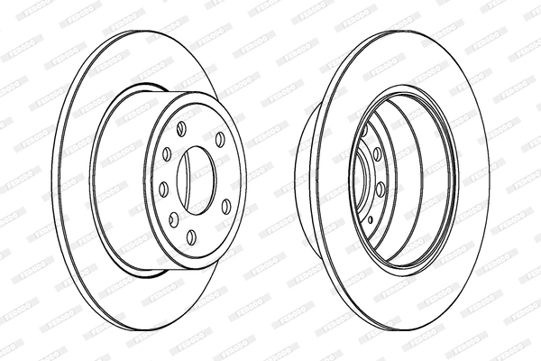 Brake Disc (DDF811)