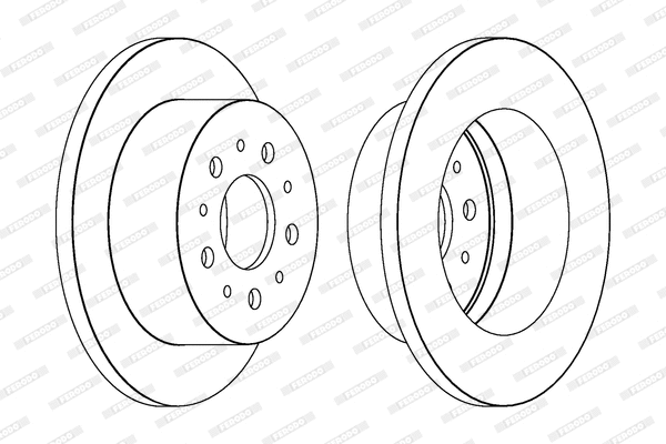 Brake Disc (DDF1653)