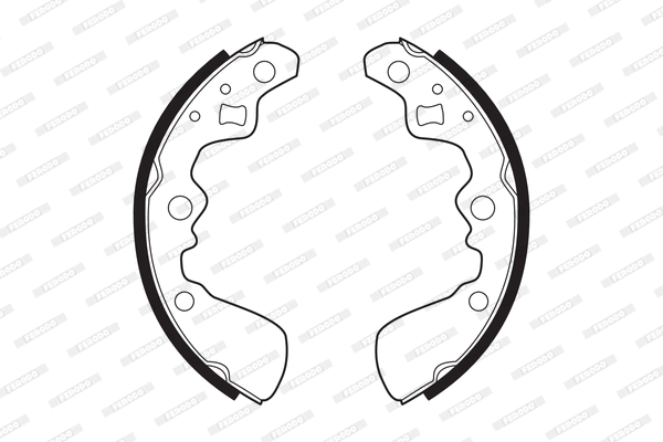 Brake Shoe Set (FSB413)