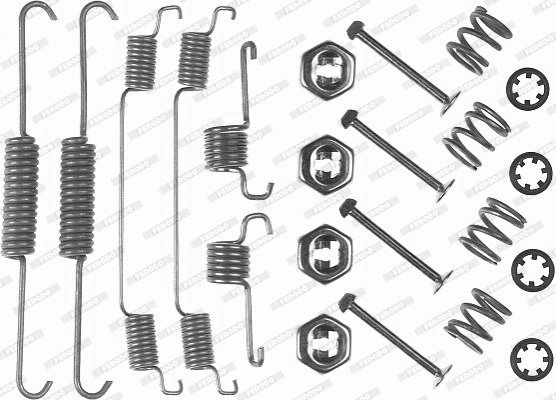 Accessory Kit, brake shoes (FBA121)
