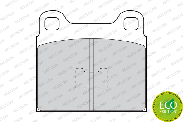 Brake Pad Set, disc brake (FDB105)