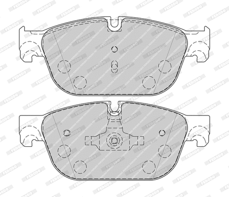 Brake Pad Set, disc brake (FDB4313-D)