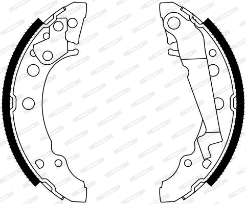 Brake Shoe Set (FSB4128)