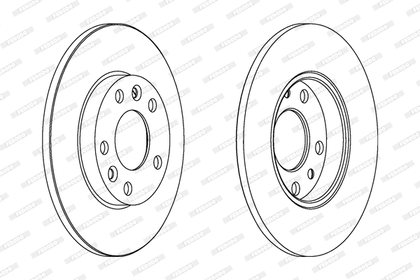 Brake Disc (DDF558)