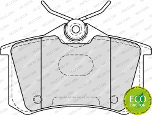 Brake Pad Set, disc brake (FDB4178)