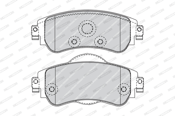 Brake Pad Set, disc brake (FDB4336)