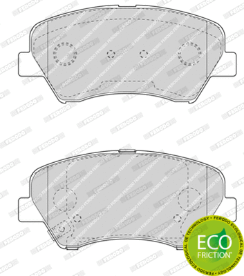 Brake Pad Set, disc brake (FDB4613)