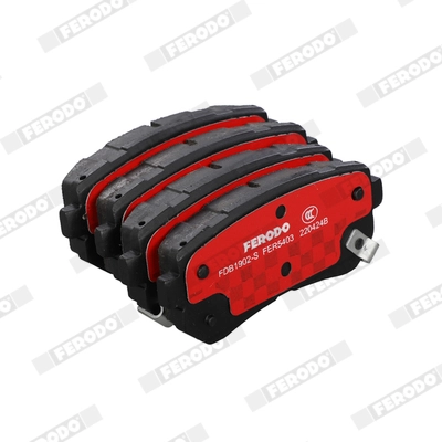 Brake Pad Set, disc brake (FDB1902-S)